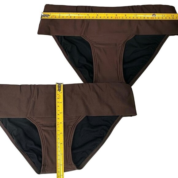 NWT Next By Athena Swim Suit Bikini Top 36D Bottom S 2PCs Brown Beach Vacation - Picture 7 of 14